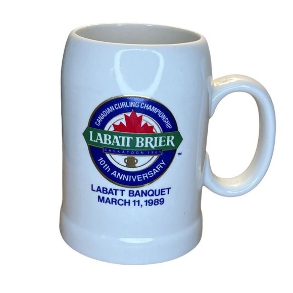 Vintage 1989 Labatt Brier Beer Mug - Set of 2 - Picture 2 of 5